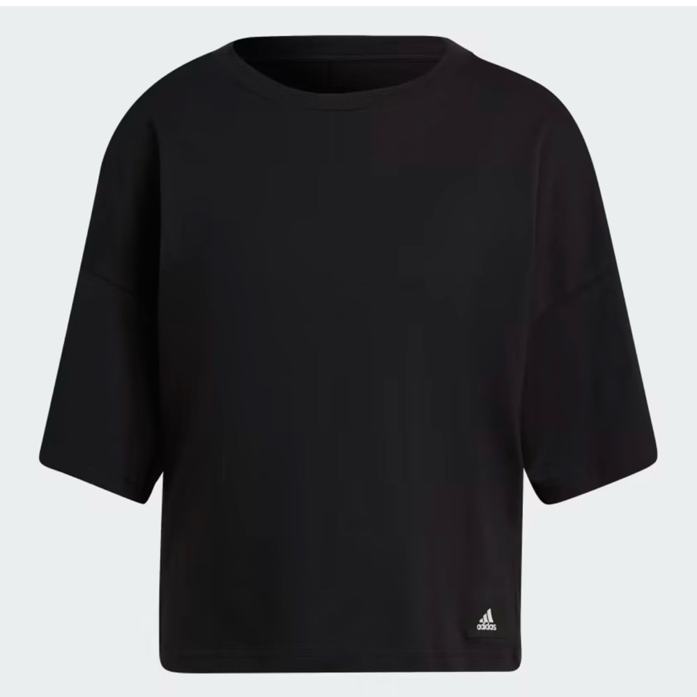 Adidas Black Crew Neck Tee Medium NWT